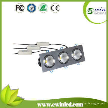 Downlight carré de 3 * 10W LED avec du CE RoHS